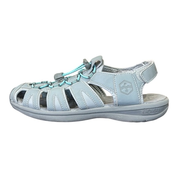 Khombu Ashley Crystal River Active Sport Adjustable Gray Sandal Size 9 - Picture 3 of 10